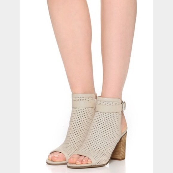 Sam Edelman Shoes - Sam Edelman Emmie peep toe booties 9 light grey